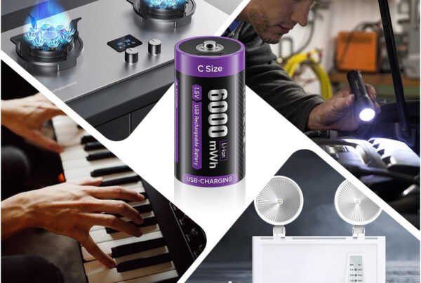 Baterie litowe C 6000mWh 1.5V Mspalocell USB-C, ponad 1500 cykli, 6 szt. - obrazek 4