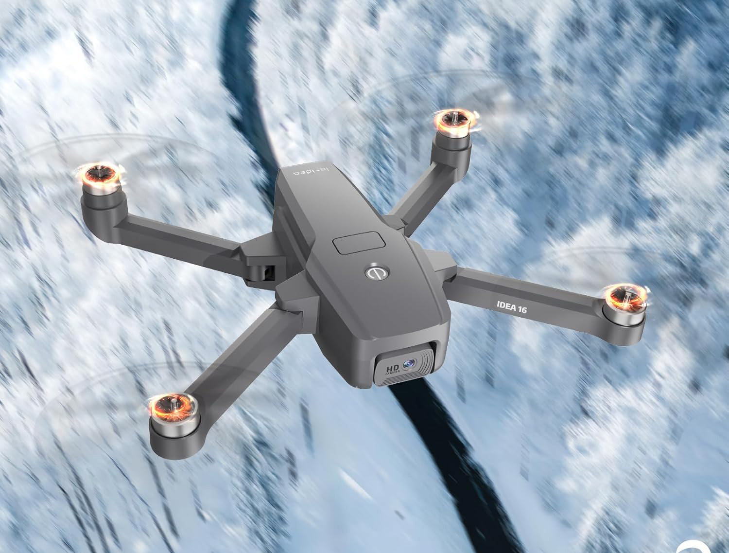 Dron 4K IDEA16/IDEA16P z silnikiem bezszczotkowym, WiFi 5GHz, Używany - obrazek 4