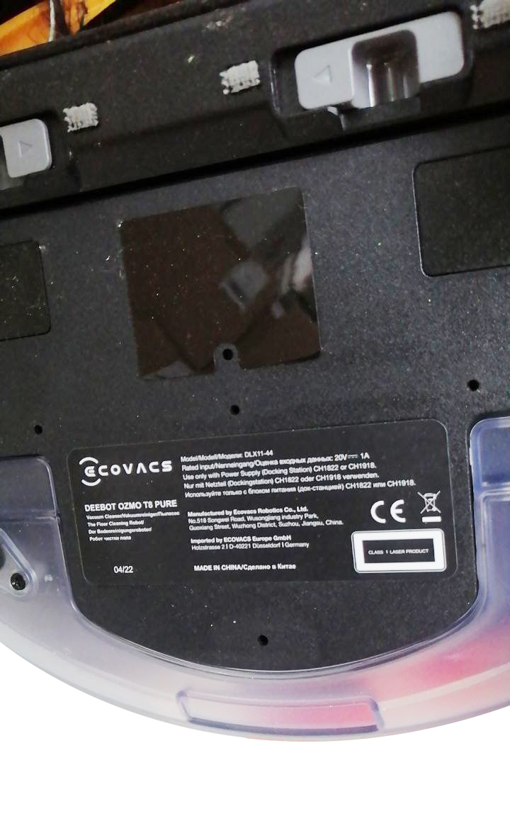 USZKODZONY Odkurzacz ECOVACS Deebot T8 Pure, 5200 mAh, technologia OZMO - obrazek 10