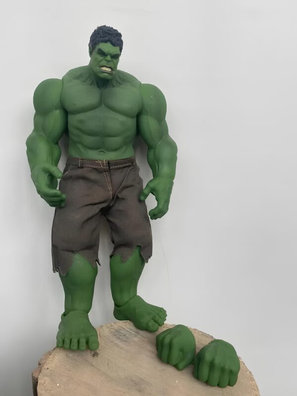 Duża figurka Hulk z uniwersum Avengers 42 cm realistyczna kolekcjonerska zabawka z ruchomymi elementami - obrazek 10