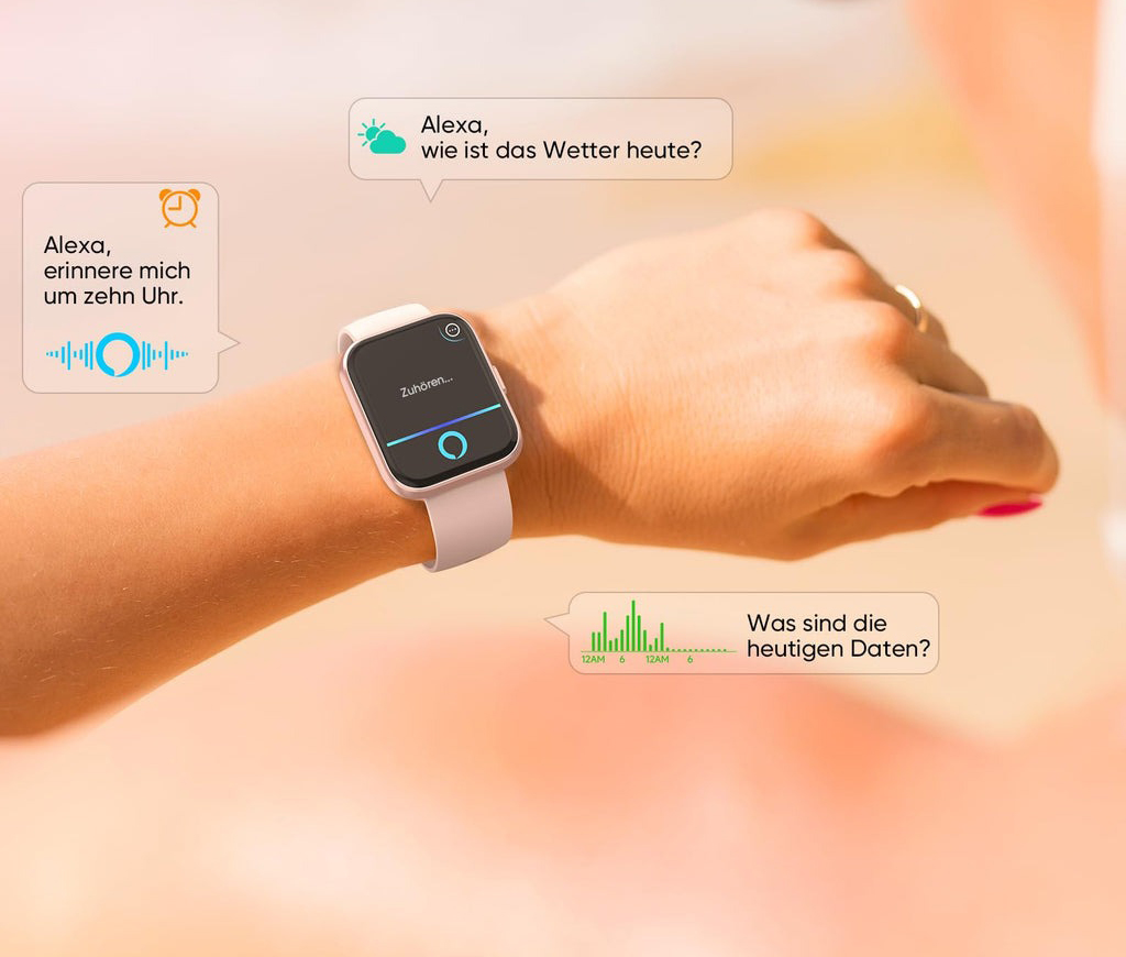 Smartwatch Fitpolo ID208Plus, ekranem 1,8'' IP68, ponad 110 trybów, różowy - obrazek 4