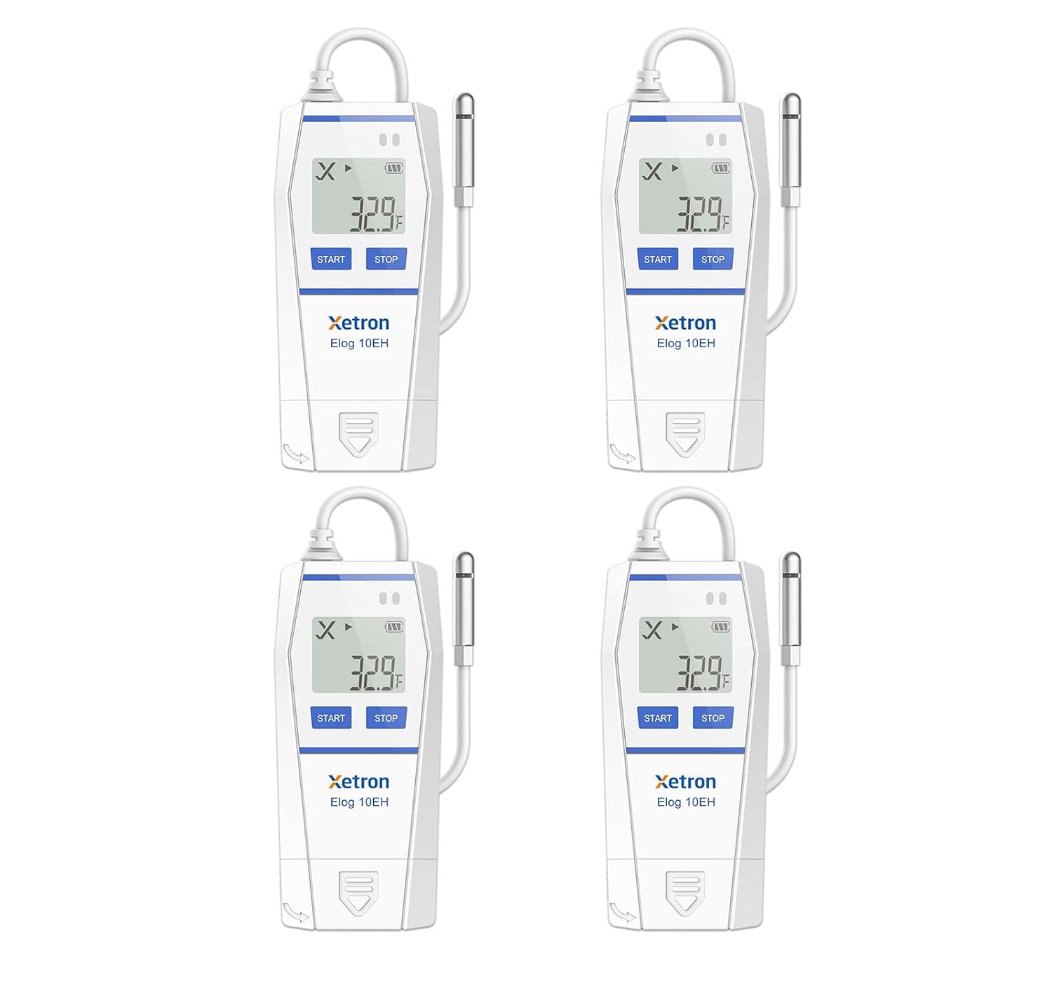 Rejestrator danych Xetron Elog10EH, sonda, eksport PDF, -40 do 85C