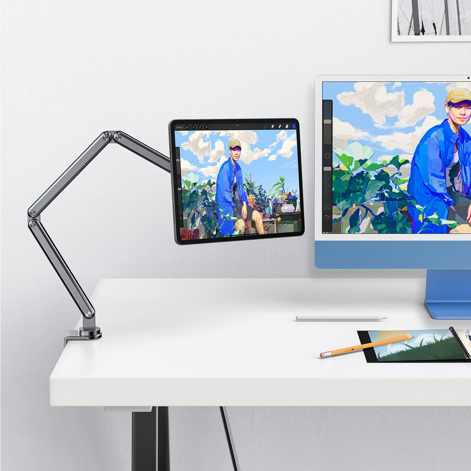 Magnetyczna podstawka KU XIU do iPad Pro 12.9, Powystawowy - obrazek 5