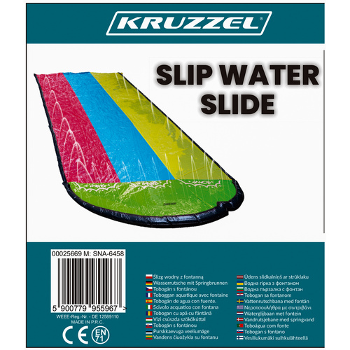 Ślizg wodny z fontanną Kruzzel 25669 - obrazek 2
