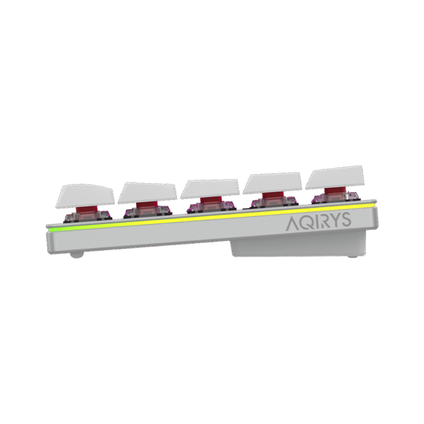 AQIRYS Klawiatura mechaniczna 65%/68 klawiszy Dual Mode: Wirelles&BT+Wired AGENA white - obrazek 6