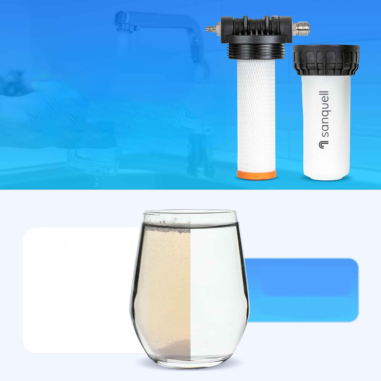 UŻYWANE Filtr pod zlew Sanquell premium 8 l/min usuwa ołów leki plastik - obrazek 4