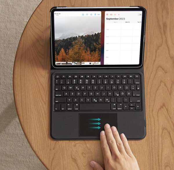 Używany Etui z klawiaturą ESR do iPada Pro 12,9'' QWERTZ magnetycznie czarne - obrazek 3