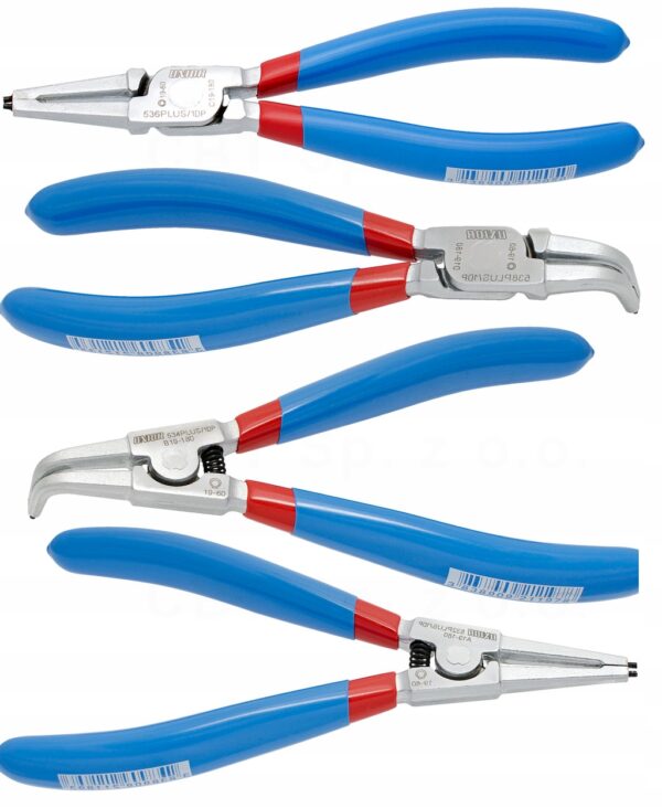 Zestaw szczypiec PLUS do pierścieni Segera, 19-60mm, w etui 180 mm UNIOR - obrazek 2