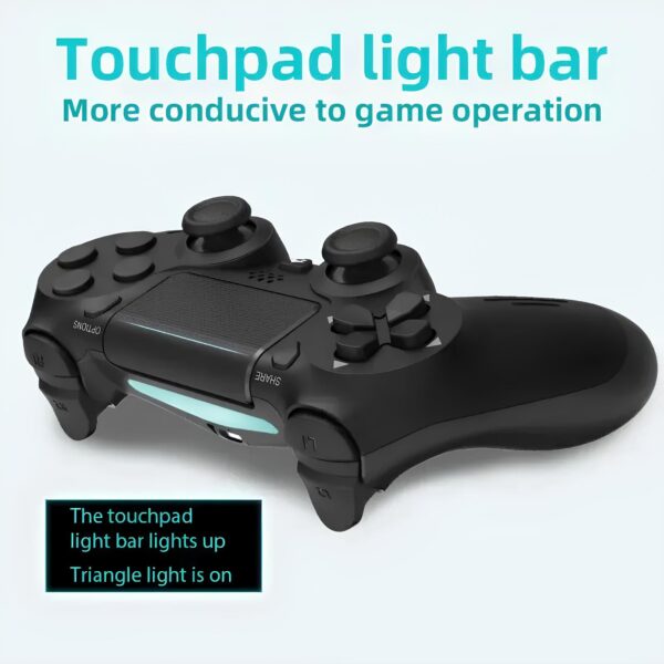 Bezprzewodowy kontroler Data Frog do PS4/PS4 Slim/PS4 Pro, PC, Android, biały - obrazek 5