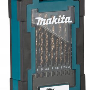 Zestaw wierteł do metalu HSS M-Force 1-10 mm, 19 sztuk, D-67583 MAKITA