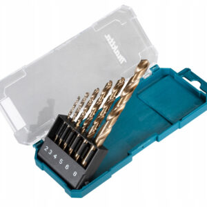 Zestaw wierteł HSS-Co, 6 szt. 2,0 / 3,0 / 4,0 / 5,0 / 6,0 / 8,0 mm MAKITA