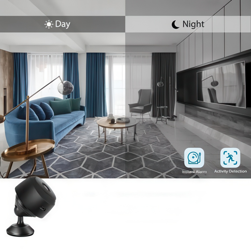 Mini kamera Wi-Fi 1080P Full HD z detektorem ruchu i nocnym trybem - obrazek 8