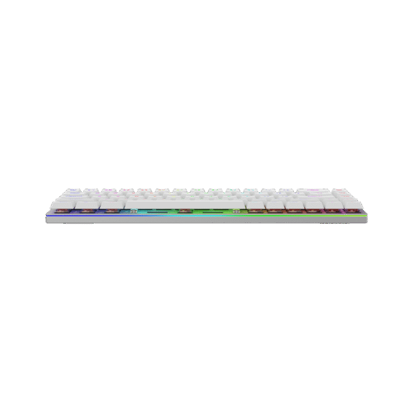 AQIRYS Klawiatura mechaniczna 65%/68 klawiszy Dual Mode: Wirelles&BT+Wired AGENA white - obrazek 11