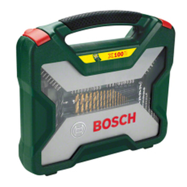 Drill bits and tits set BOSCH X-Line Box Titanium 100 Części - obrazek 2