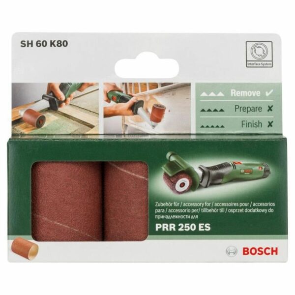 Belt sandpaper BOSCH 1600A0014P Texoro 60 mm 80 g (3 Sztuk) - obrazek 2