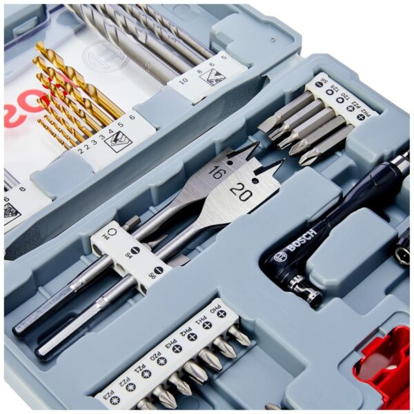 Drill bits and tits set BOSCH 49 Części - obrazek 4