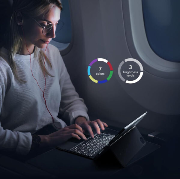 Używany Etui z klawiaturą ESR do iPada Pro 12,9'' QWERTZ magnetycznie czarne - obrazek 6