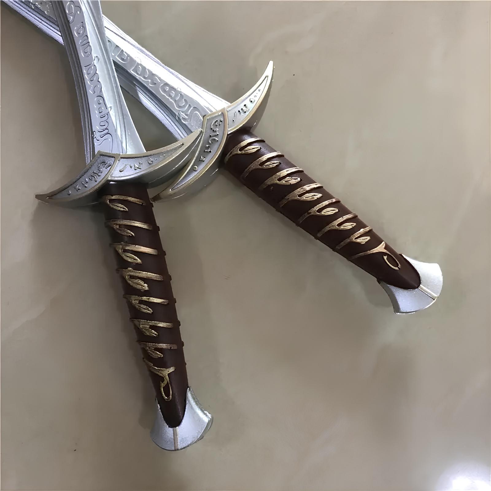 Miecz Frodo 72cm Władca Pierścieni Hobbit replika miecza z filmu idealna do cosplayu, kolekcji i prezentu dla fana - obrazek 5
