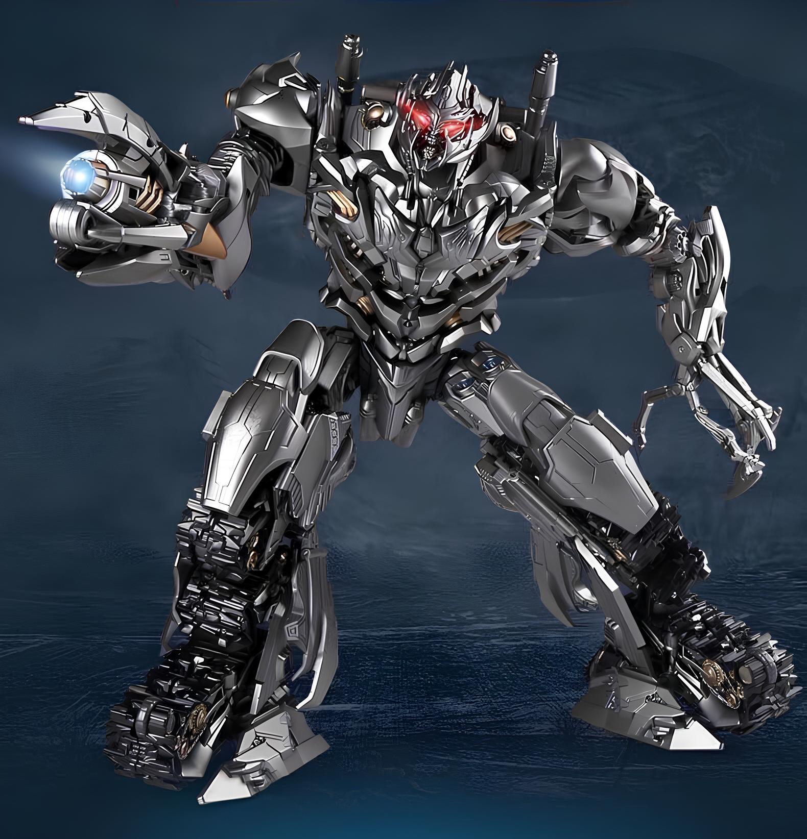 Figurka robota czołg 35 cm futurystyczna figurka z ruchomymi elementami dla kolekcjonerów i dzieci - obrazek 5