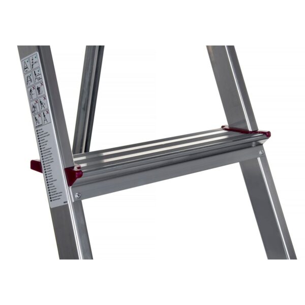 4-stopniowa składana drabina Krause 000705 Srebrzysty Aluminium - obrazek 5