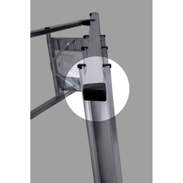 4-stopniowa składana drabina Krause 126221 Srebrzysty Aluminium - obrazek 4