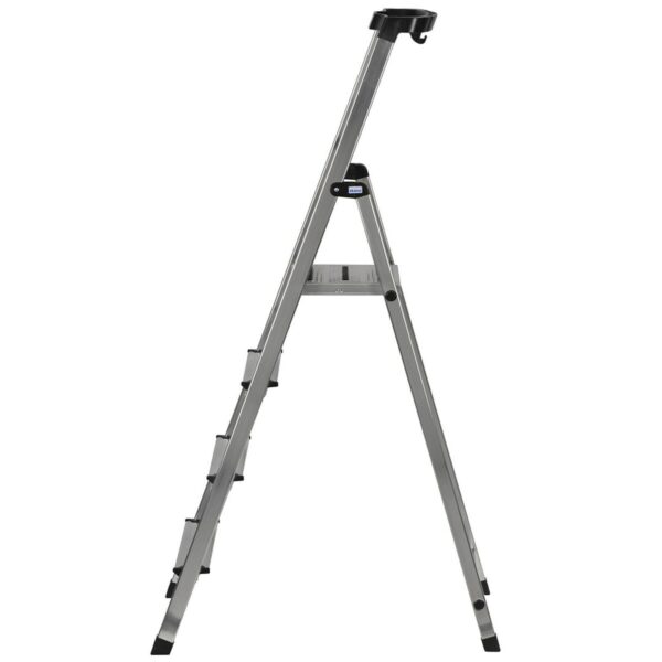 4-stopniowa składana drabina Krause 126320 Czarny Srebrzysty Aluminium - obrazek 2