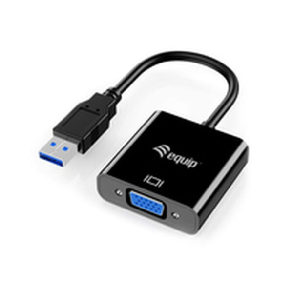 Adapter USB na VGA Equip 133384 Czarny - obrazek 2