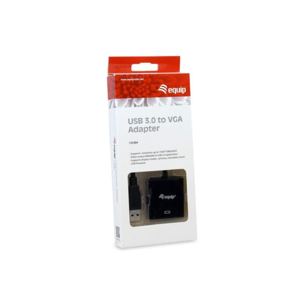 Adapter USB na VGA Equip 133384 Czarny - obrazek 6