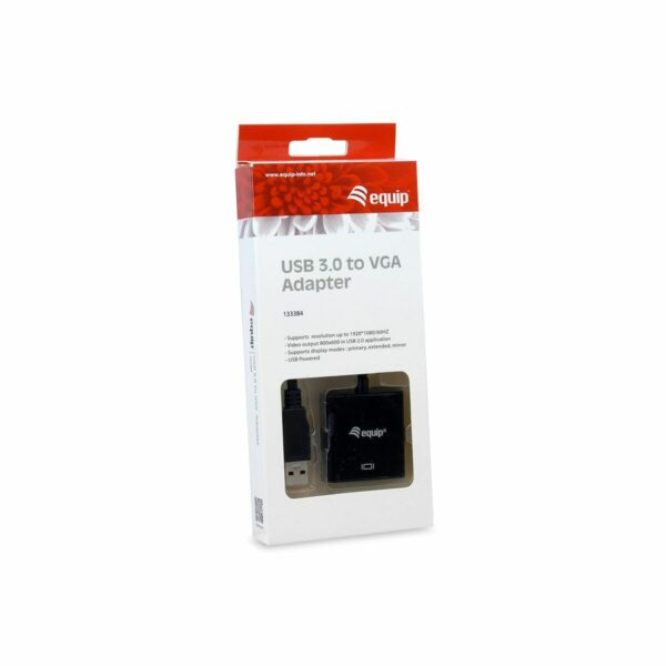 Adapter USB na VGA Equip 133384 Czarny - obrazek 7