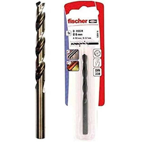 Zestaw wierteł Fischer 530521 Metal Stal nierdzewna - obrazek 2