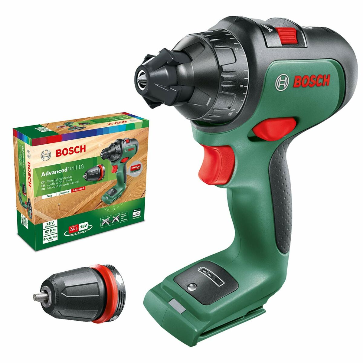 Wiertarka wkrętarka BOSCH AdvancedDrill 18 - obrazek 2
