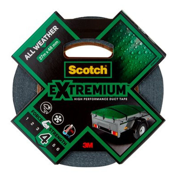 Amerykańska wstążka Scotch extremium 5 27,4 m x 48 mm Szary - obrazek 3