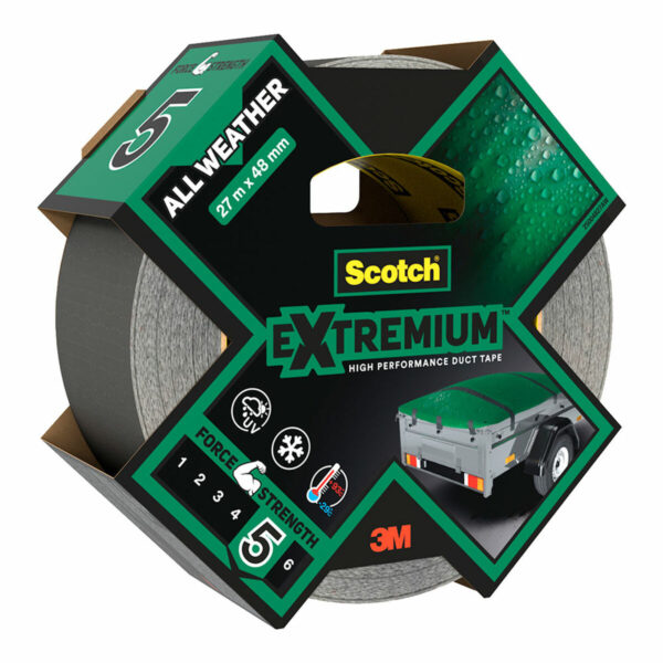 Amerykańska wstążka Scotch extremium 5 27,4 m x 48 mm Szary