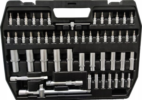 ZESTAW KLUCZY NASADOWYCH Z GRZECHOTKĄ DLA MECHANIKA AIRPRESS 171 SZT - obrazek 7