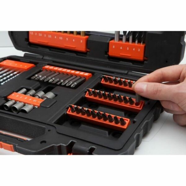 Drill bits and tits set Black & Decker A7231 76 Części - obrazek 4