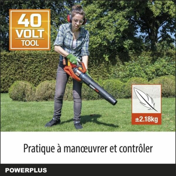 Dmuchawa Powerplus PowDPG7526 40 V 200 Km/h - obrazek 5