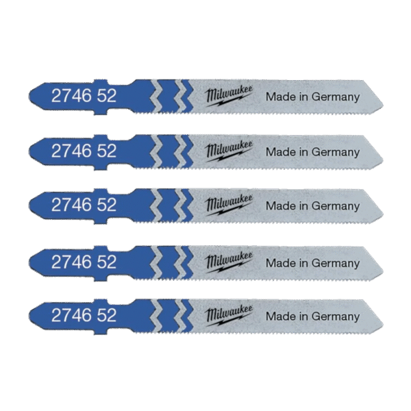 Brzeszczot teowy do wyrzynarki zestaw brzeszczotów 0,7 mm 5 sztuk MILWAUKEE