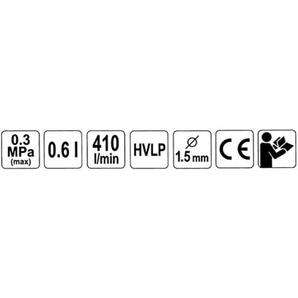 Elektryczny Pistolet do Malowania Yato YT-2341 - obrazek 3