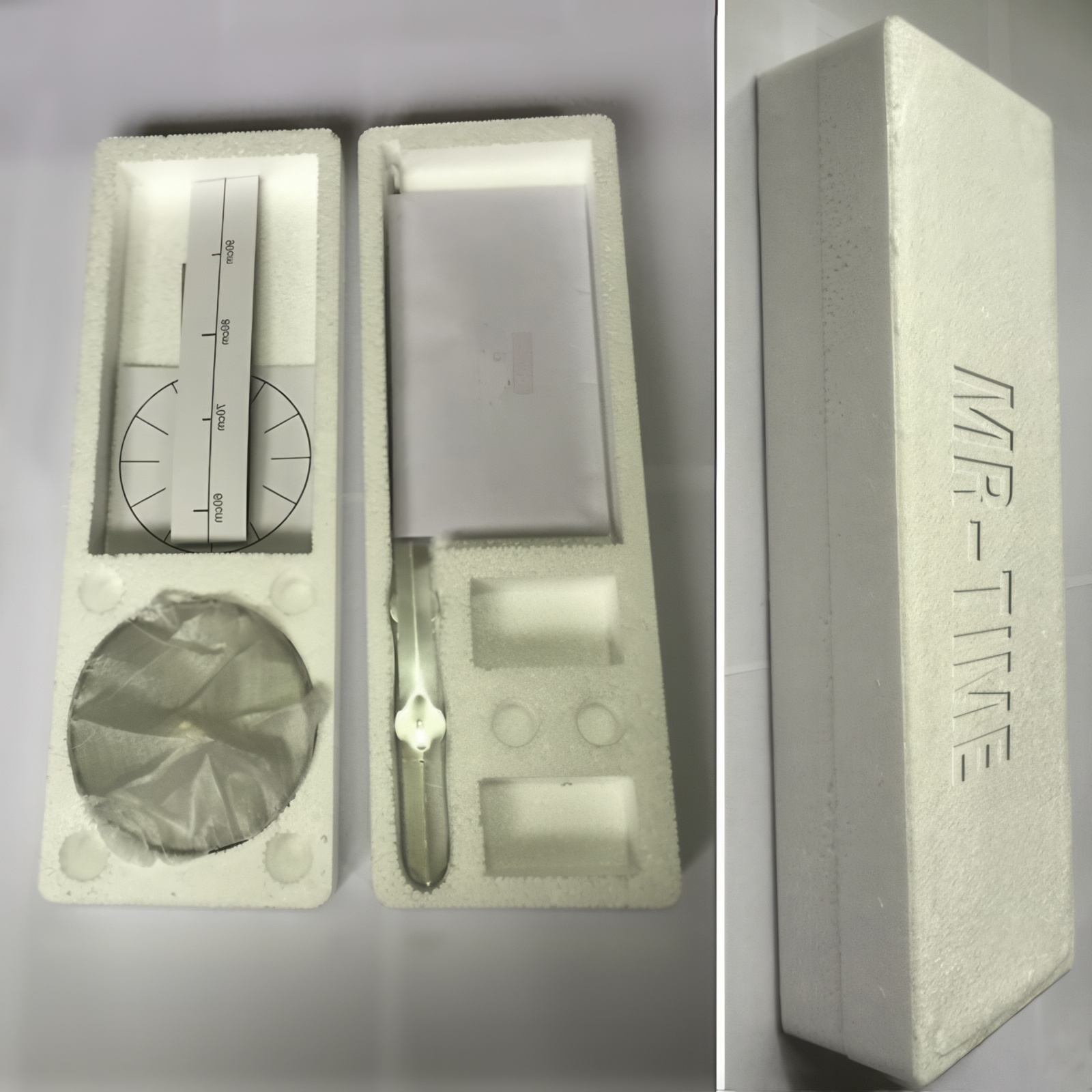 Zegar ścienny 3D srebrny naklejany nowoczesny duży dekoracyjny do wnętrz - obrazek 6