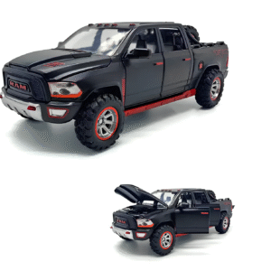 Model samochodu Dodge Ram TRX Metalowy 1:32 realistyczna miniatura z otwieranymi drzwiami i napędem typu pull-back