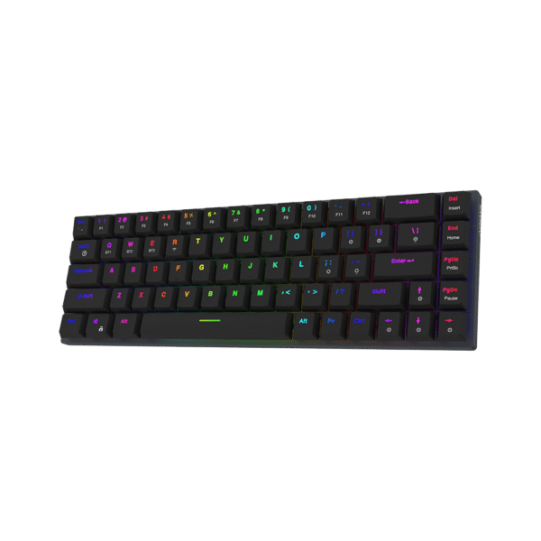 AQIRYS Klawiatura mechaniczna 65%/68 klawiszy Dual Mode: Wirelles&BT+Wired AGENA black - obrazek 15