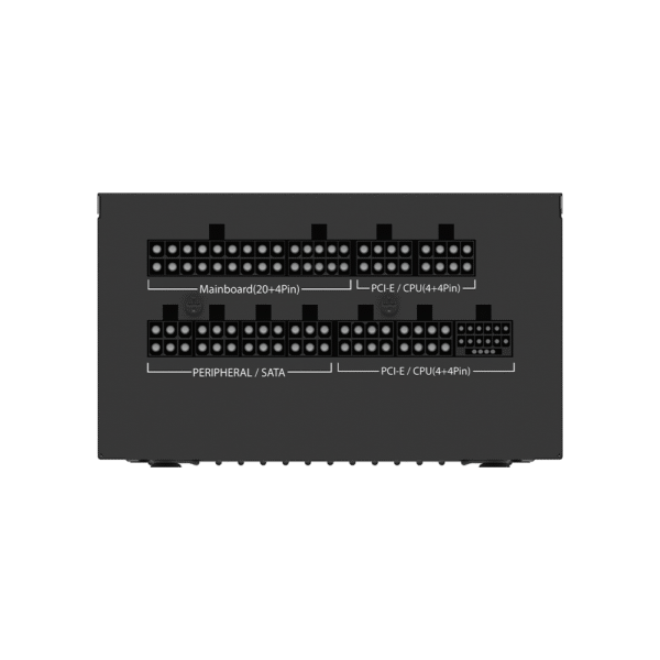 AQIRYS Zasilacz ATX / 80 Plus Platinum Certified QUASAR 1200W PCIe 5.0 8YW black - obrazek 4