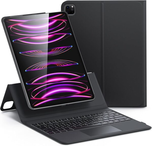 Używany Etui z klawiaturą ESR do iPada Pro 12,9'' QWERTZ magnetycznie czarne