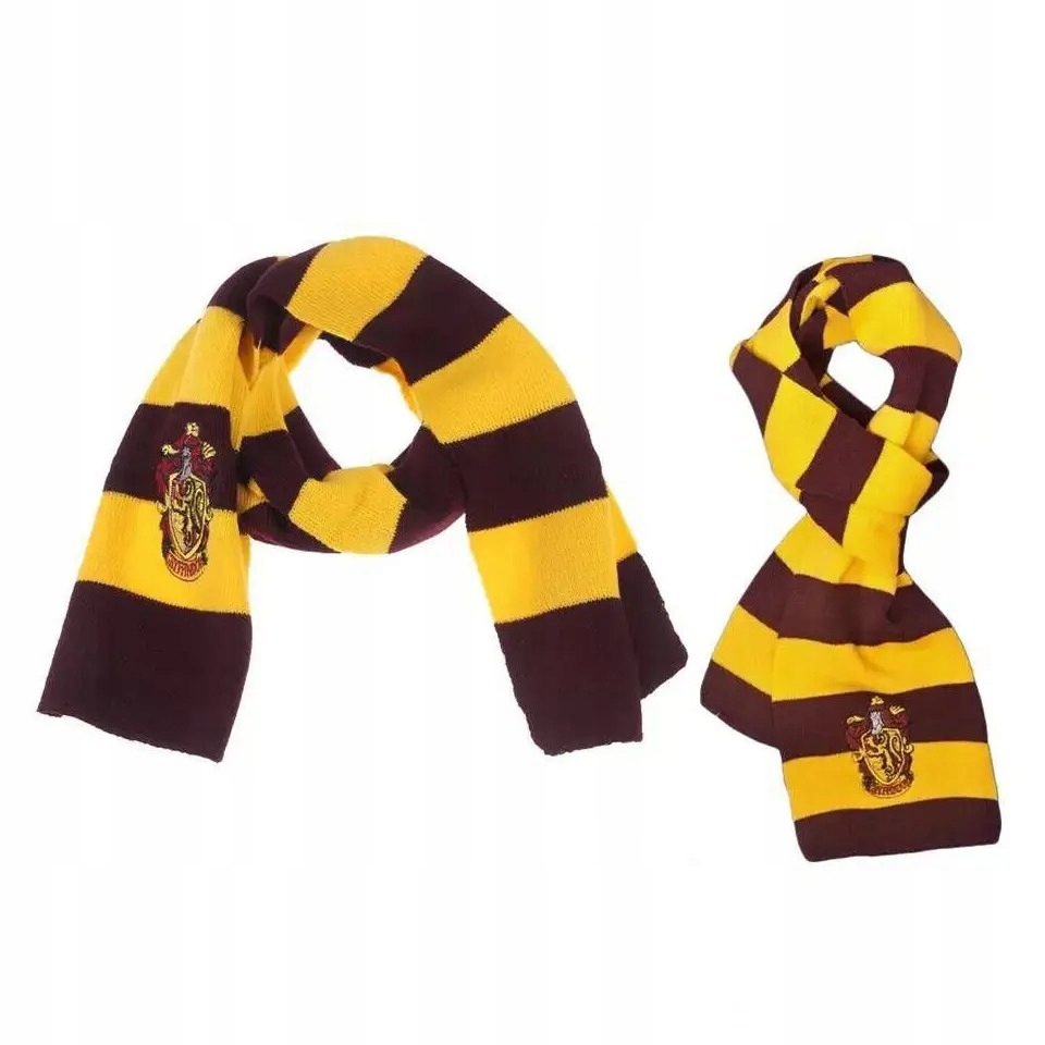 Szalik Harry Potter Gryffindor 180x16 cm ciepły szalik dla fanów serii o młodym czarodzieju