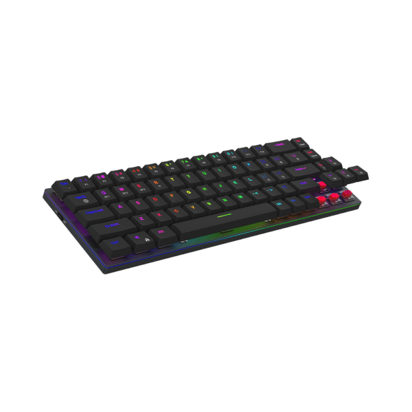 AQIRYS Klawiatura mechaniczna 65%/68 klawiszy Dual Mode: Wirelles&BT+Wired AGENA black - obrazek 2