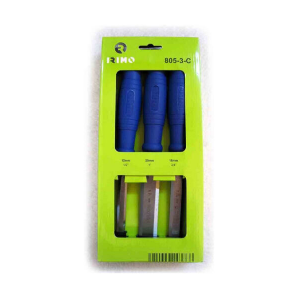 Chisel set Irimo 805-3-c 3 Części 12 mm 18 mm 25 mm Stal - obrazek 2