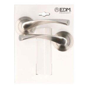 Zestaw klamkowy EDM 86032 707 Aluminium Ø 6,5 x 12 cm