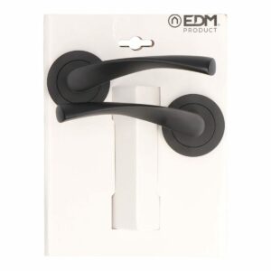 Zestaw klamkowy EDM 86033 707 Aluminium Ø 6,5 x 12 cm