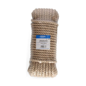 Zwój linki plecionej EDM 87868 Naturalny Juta 20 m
