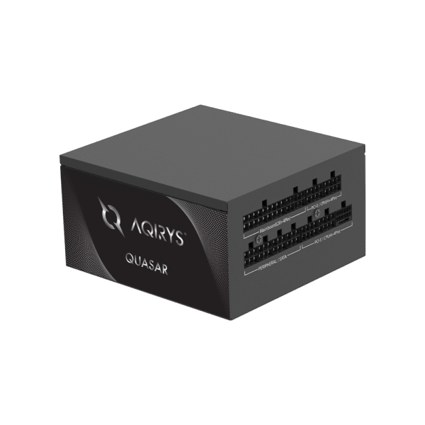 AQIRYS Zasilacz ATX / 80 Plus Platinum Certified QUASAR 1200W PCIe 5.0 8YW black - obrazek 3